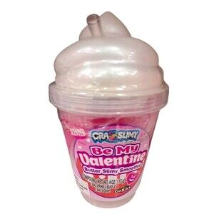 Cra-Z-Art Cra-Z-Slimy Be My Valentine Butter Slimy Smoothie Swirl Slime Jar Pink